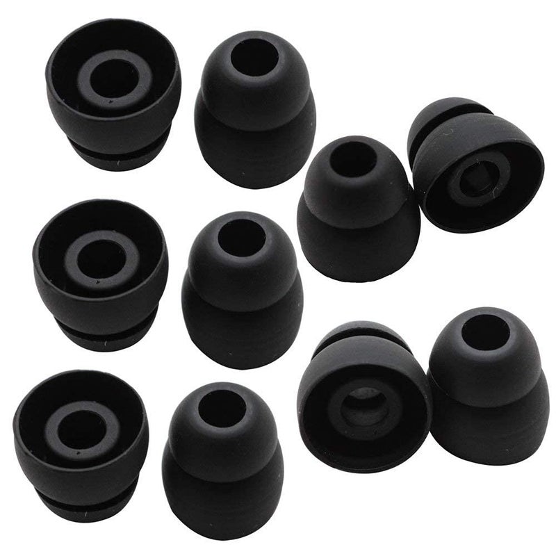 Toeasor Powerbeats 2 Replacement Earbuds Powerbeats3 Ear Buds Double Flange Silicone Ear Tips Compatible with Beat by Dr Dre Powerbeats 2 Powerbeats 3 in-Ear Earphones Earbuds (10pcs) - Image 1